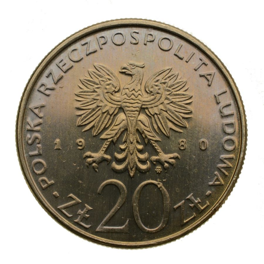 20 złotych 1980 r. - 50 lat Daru Pomorza (M219)