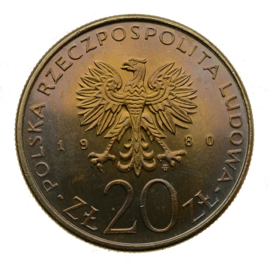 20 złotych 1980 r. - 50 lat Daru Pomorza (M599)