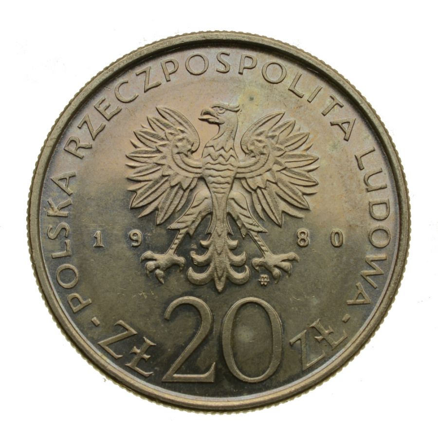 20 złotych 1980 r. - Igrzyska XXII Olimpiady Moskwa (M181)