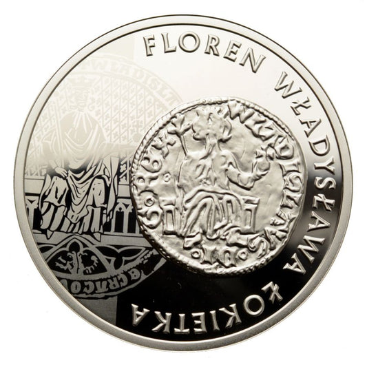 20 złotych - Historia Monety Polskiej - floren Władysława Łokietka