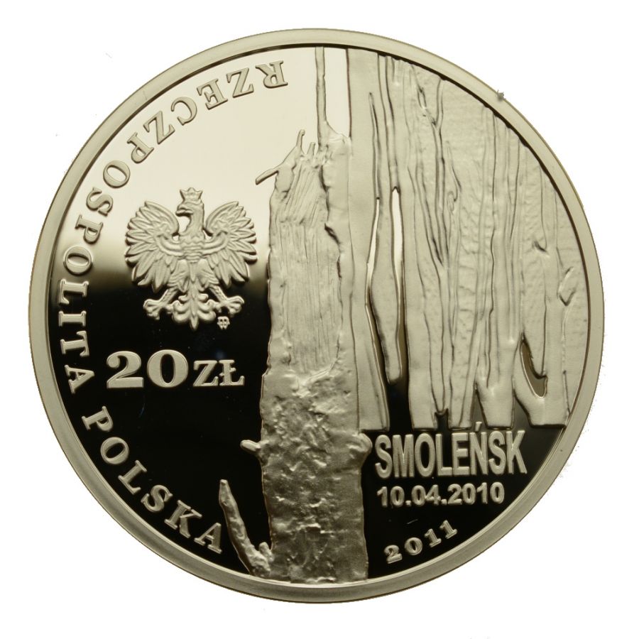 20 złotych - Smoleńsk - pamięci ofiar