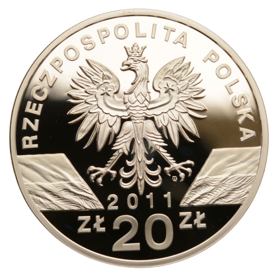 20 złotych - Zwierzęta świata - Borsuk