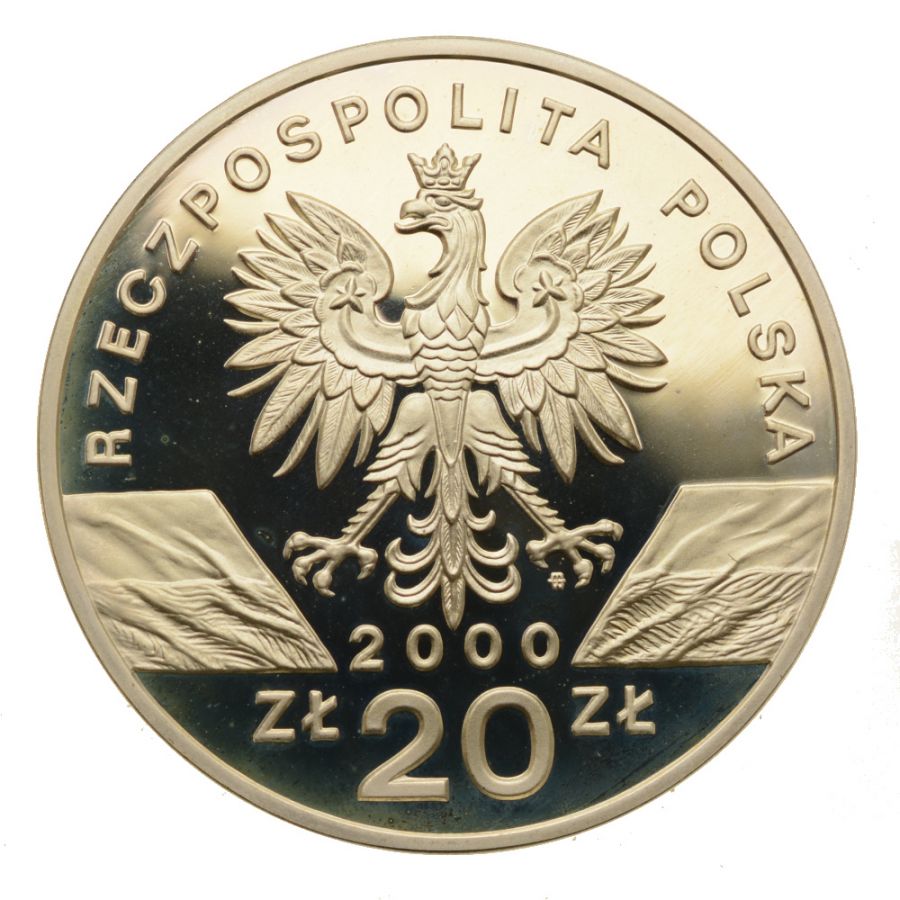 20 złotych - Zwierzęta świata - Dudek