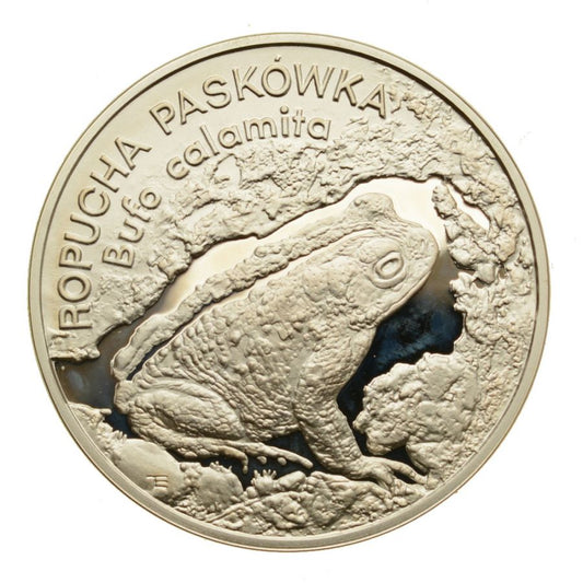 20 złotych - Zwierzęta świata - Ropucha Paskówka