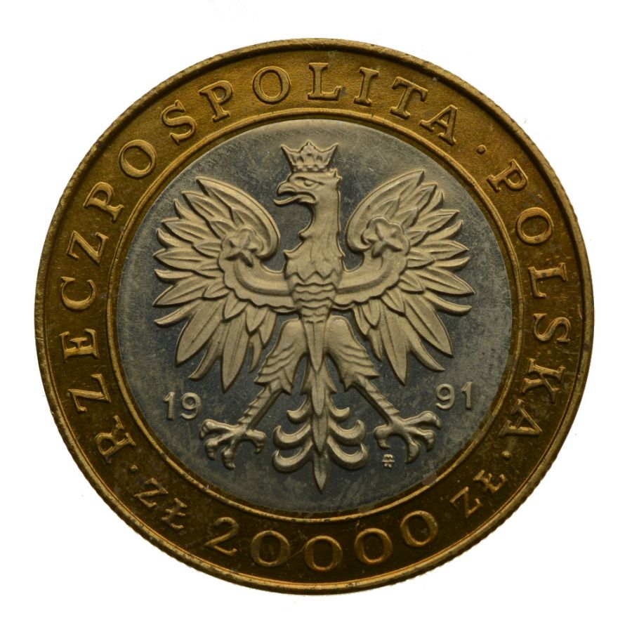 20000 złotych - 225 lat Mennicy Warszawskiej