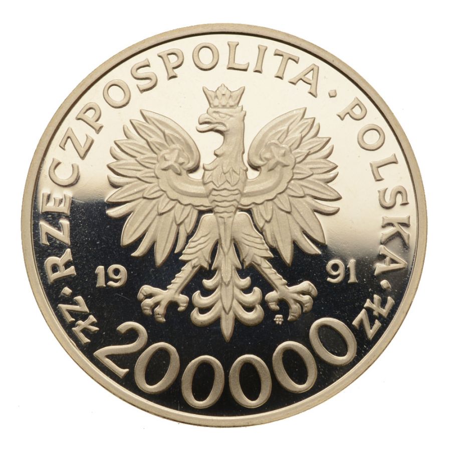 200000 złotych - 70 lat Międzynarodowych Targów Poznańskich 1921-1991