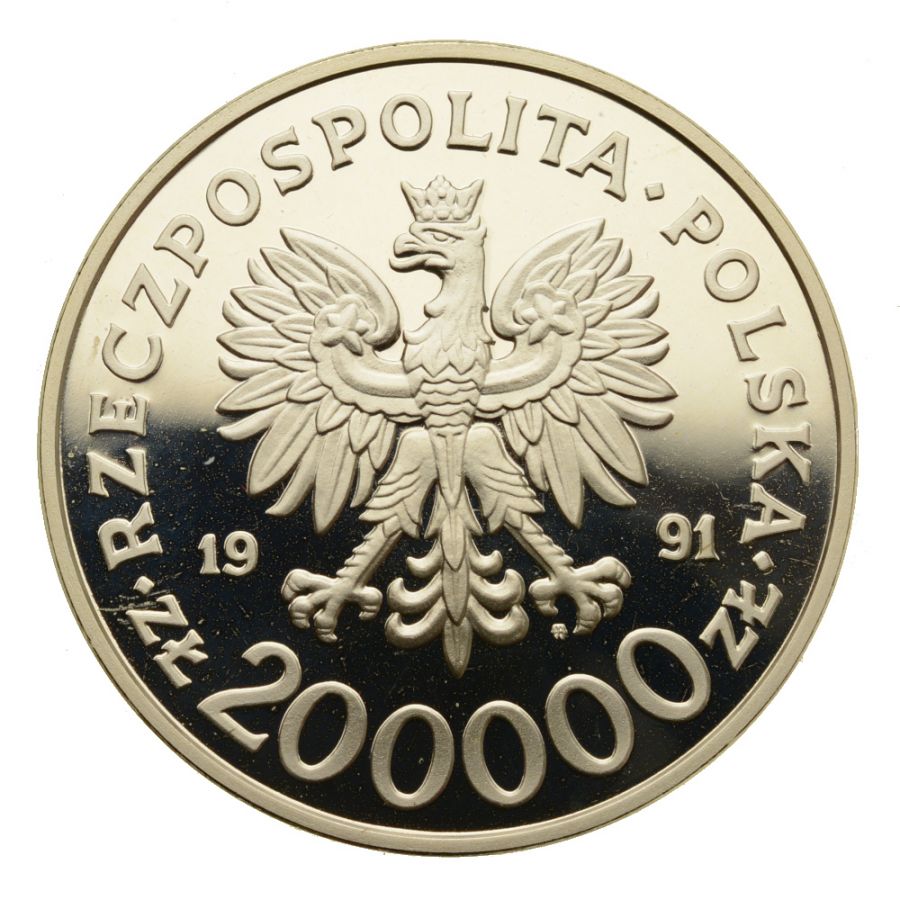 200000 złotych - XVI Zimowe Igrzyska Olimpijskie - Albertville 1992