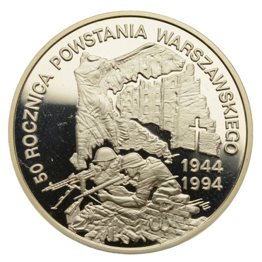 300000 złotych - 50. rocznica Powstania Warszawskiego