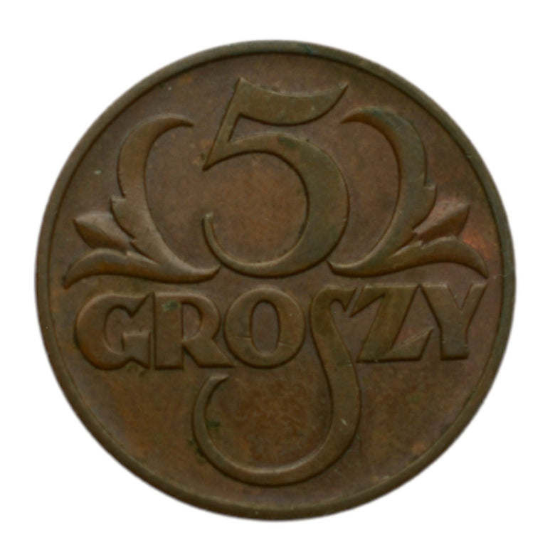 5 groszy 1938 r.