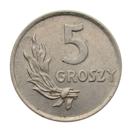 5 groszy 1949 r. (Aluminium) (M855)