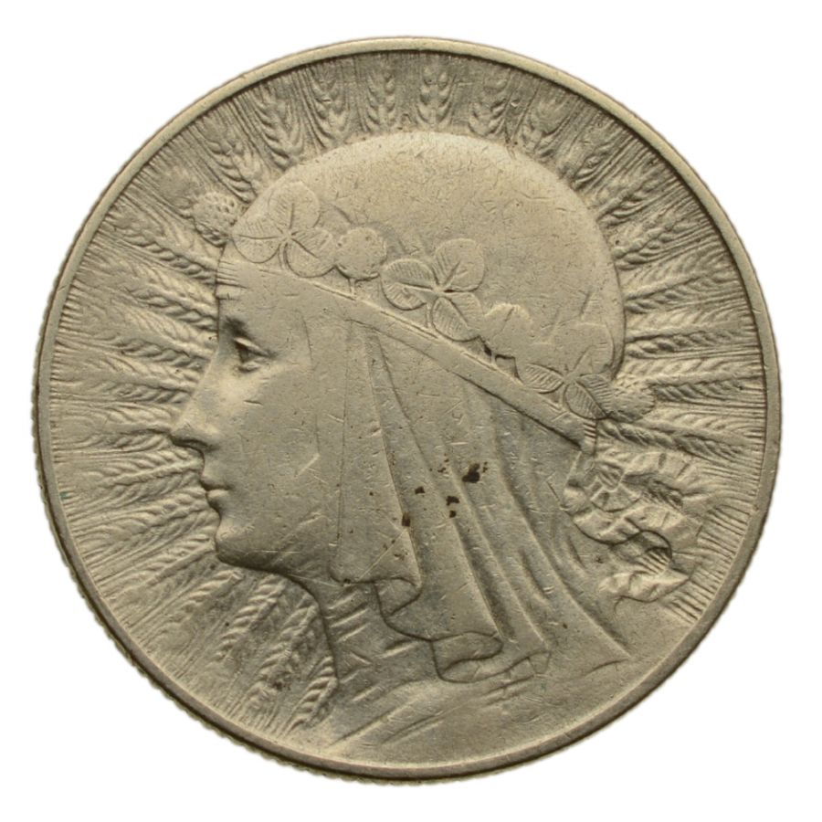 5 złotych 1934 r. - Głowa Kobiety (2)