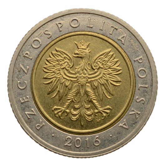 5 złotych 2016 r. (M895)