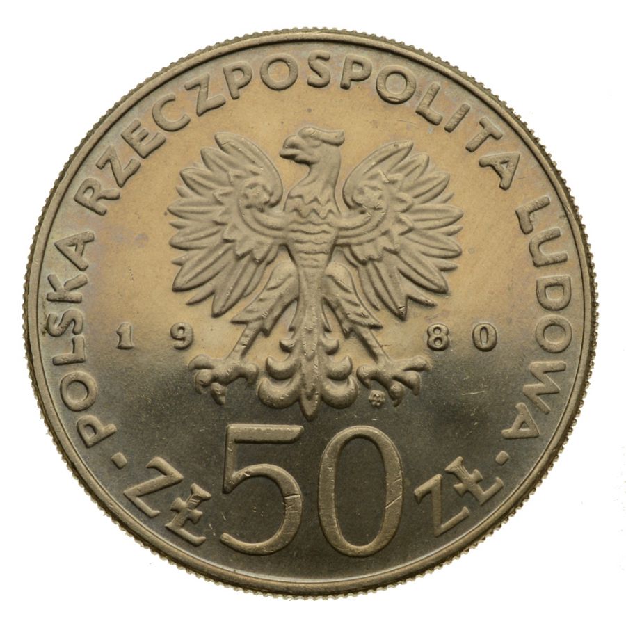 50 złotych 1980 r. - Bolesław Chrobry (M243)