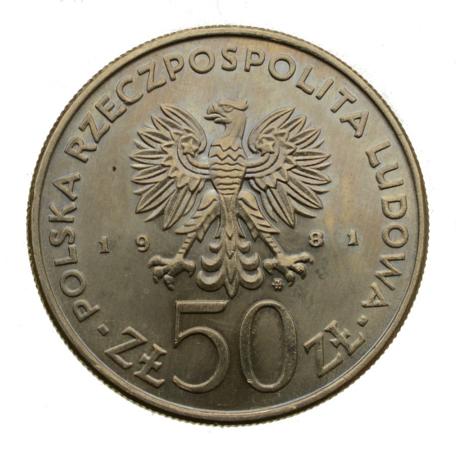 50 złotych 1981 r. - Bolesław Śmiały (M844)