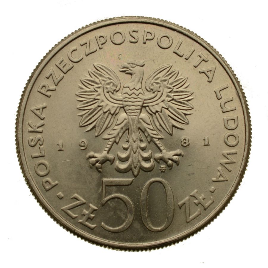 50 złotych 1981 r. - Bolesław Śmiały (M845)