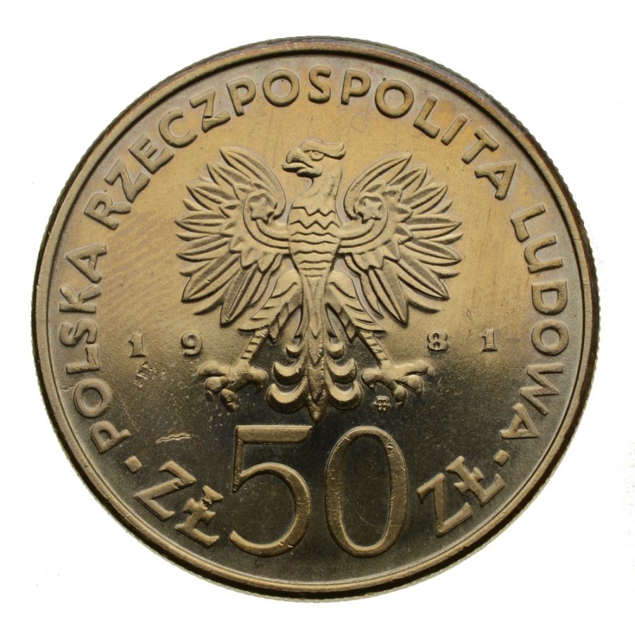 50 złotych 1981 r. - FAO - Światowy Dzień Żywności (M248)