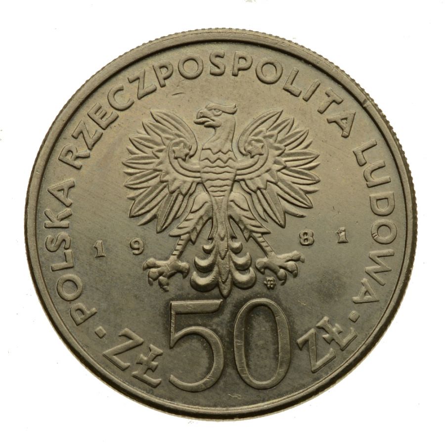 50 złotych 1981 r. - FAO - Światowy Dzień Żywności (M310)