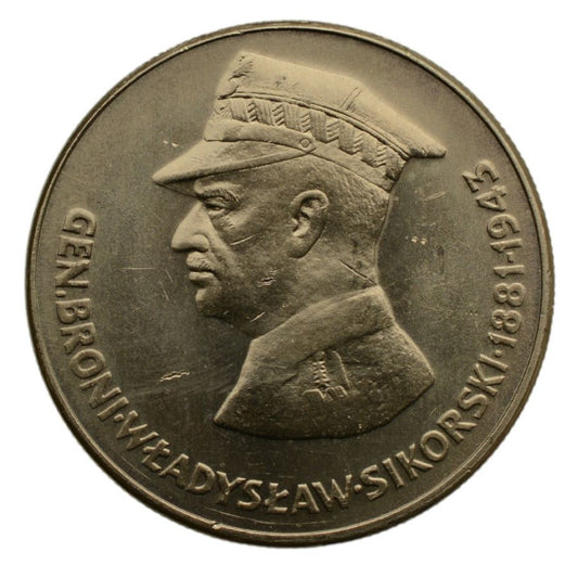 50 złotych 1981 r. - Generał Władysław Sikorski (M324)