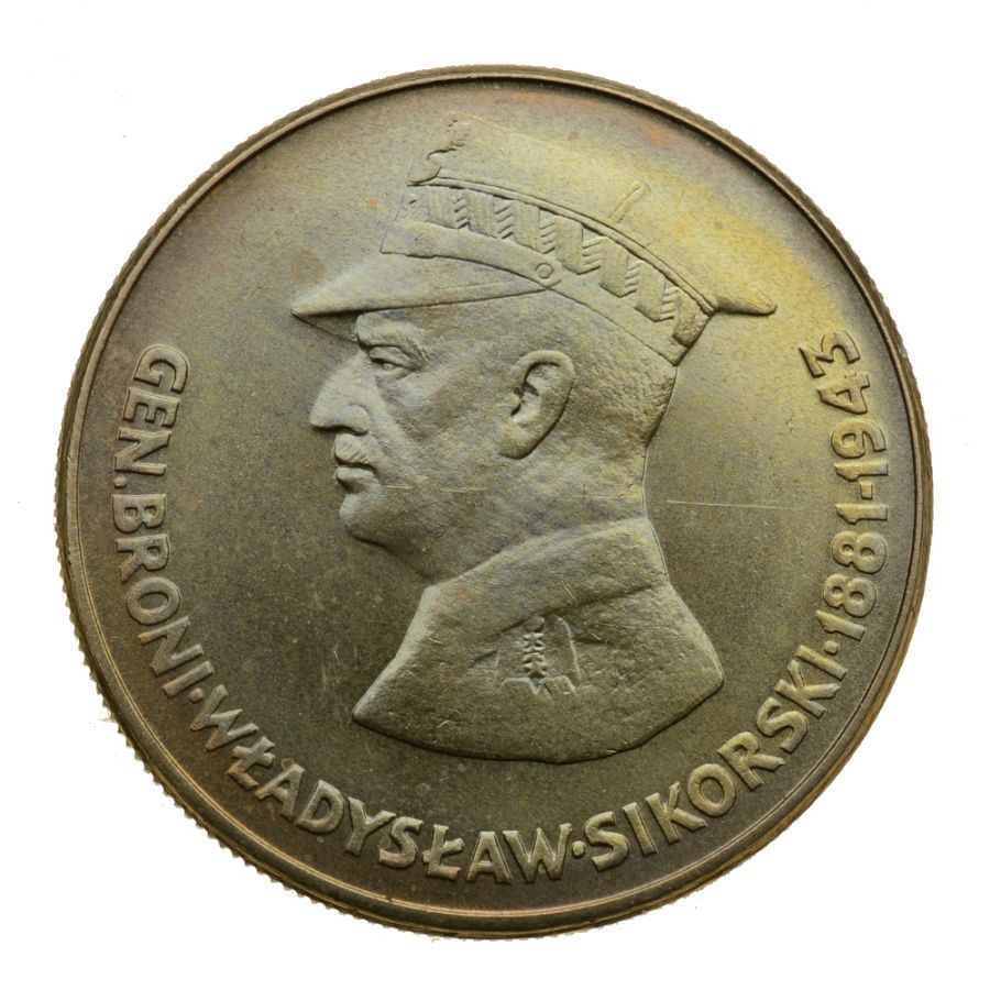 50 złotych 1981 r. - Generał Władysław Sikorski (M326)