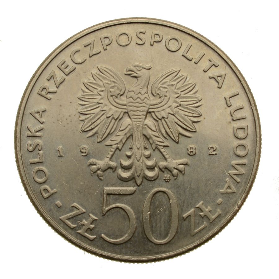 50 złotych 1982 r. - Bolesław Krzywousty (M557)