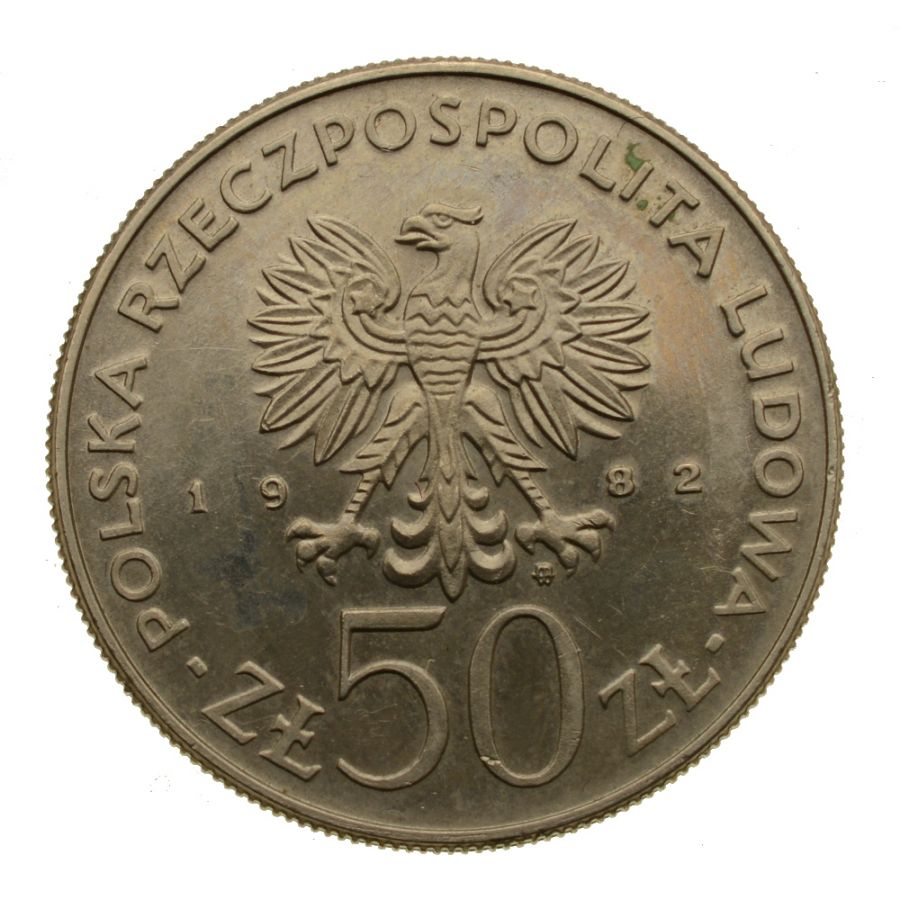 50 złotych 1982 r. - Bolesław Krzywousty (M558)