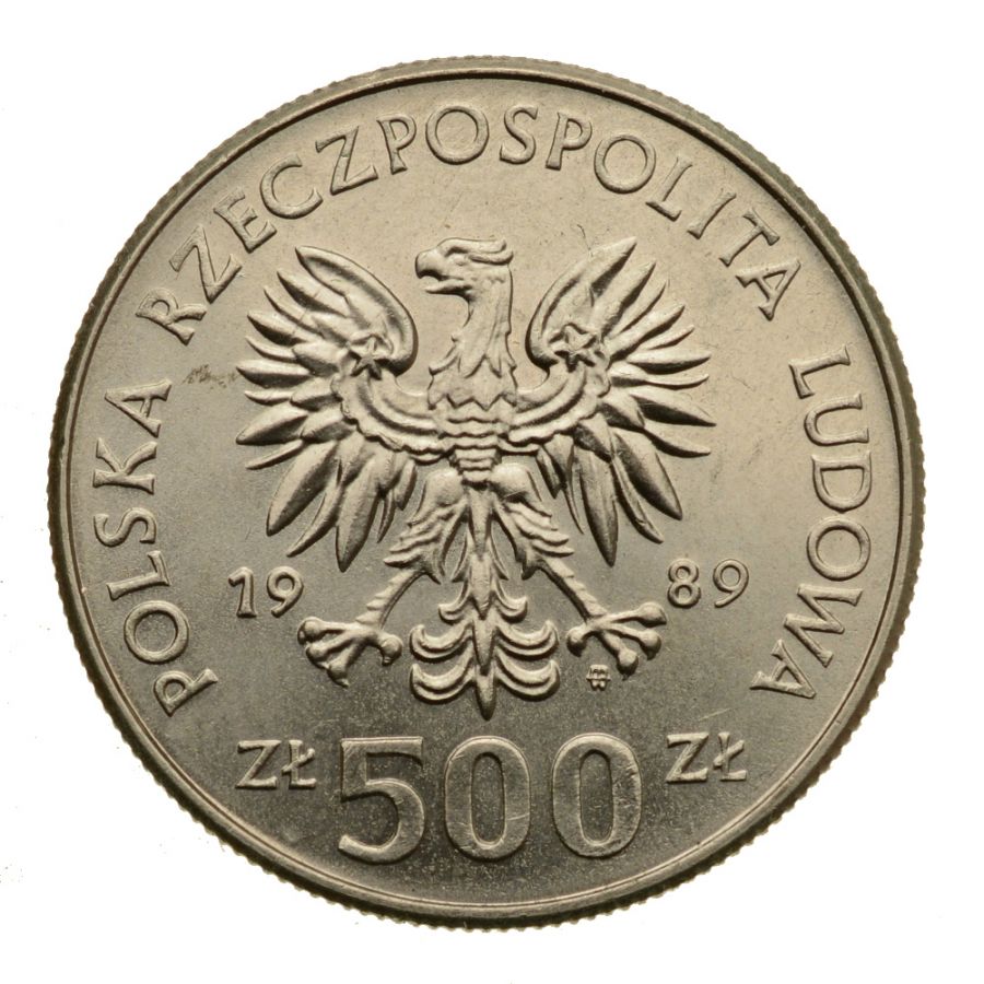 500 złotych 1989 r. - Władysław Jagiełło (M564)