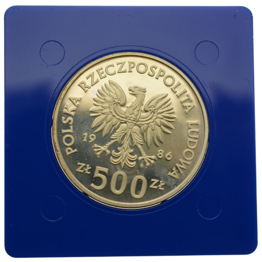 500 złotych - XIII Mistrzostwa Świata w Piłce Nożnej - Meksyk 1986