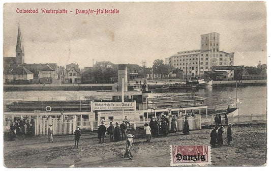 Gdańsk - Danzig Westerplatte - Dampfer-Haltestelle (P305)