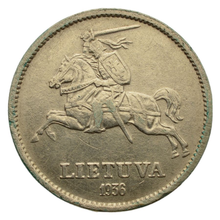 Litwa - 10 Litu 1936 r. - Didysis