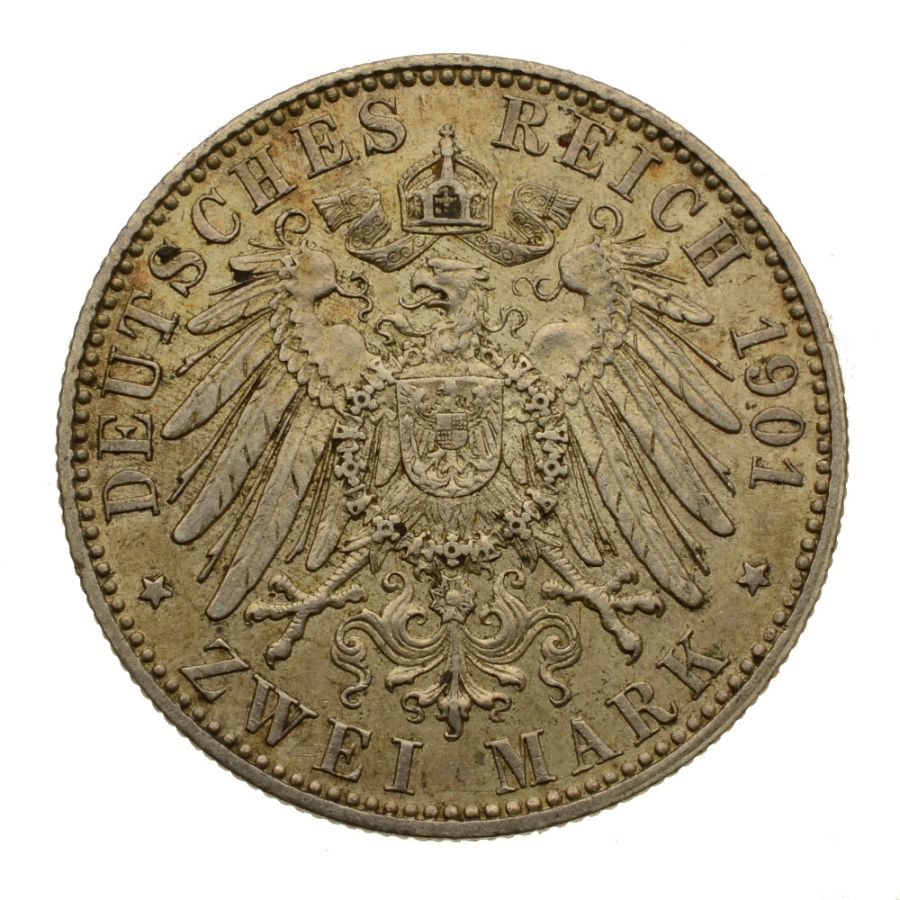 Niemcy - Prusy - 2 Marki 1901 A - 200 lat Prus