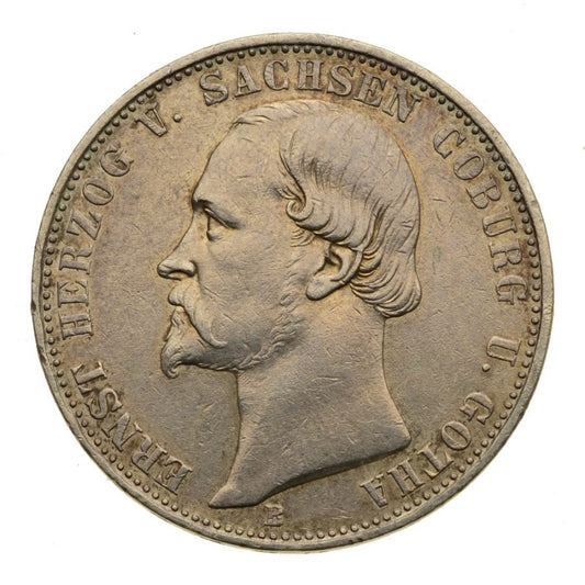 Niemcy - Saksonia-Coburg-Gotha - Talar 1869 B - Ernest II