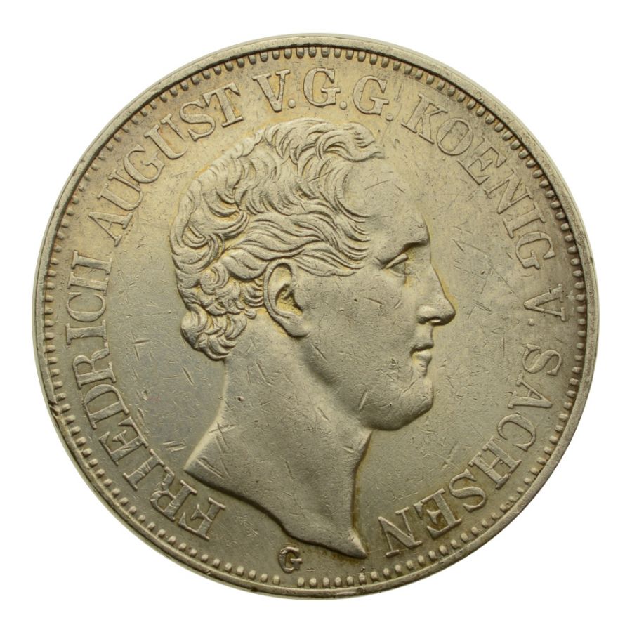 Niemcy - Saksonia - Talar 1843 G - Fryderyk August II