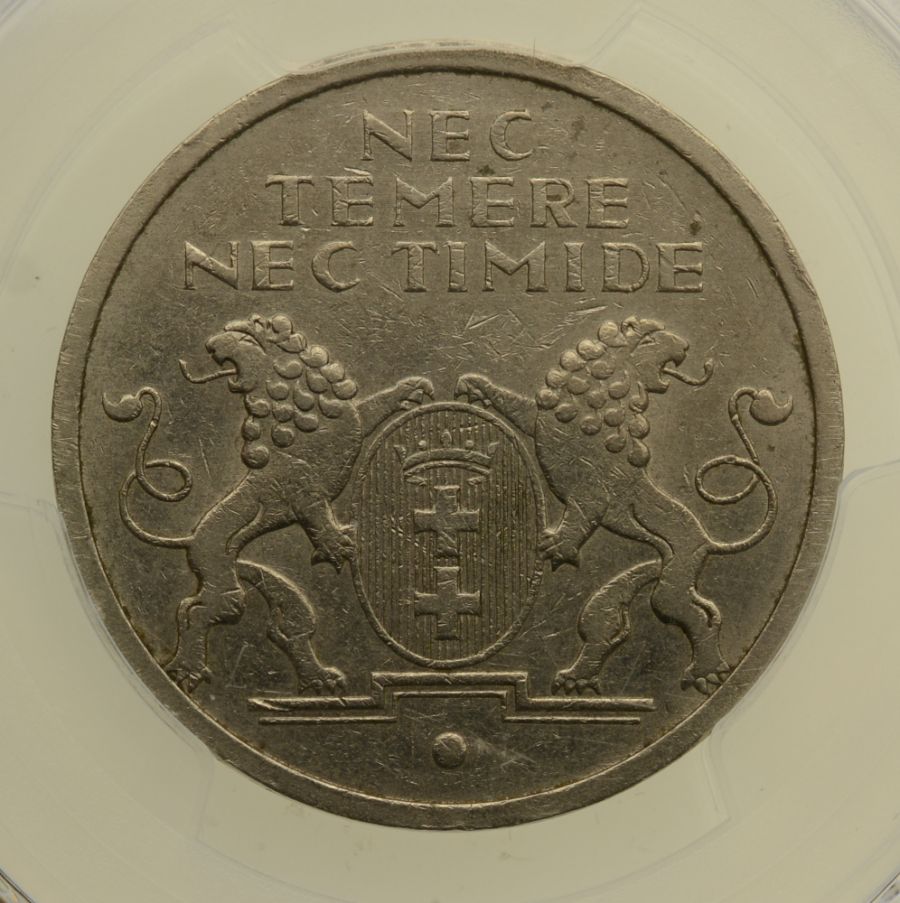 WMG - 5 Guldenów 1935 r. - Koga - Grading PCGS AU55